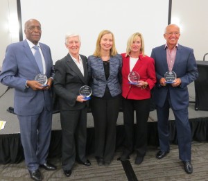 Honorees and Moore, ED