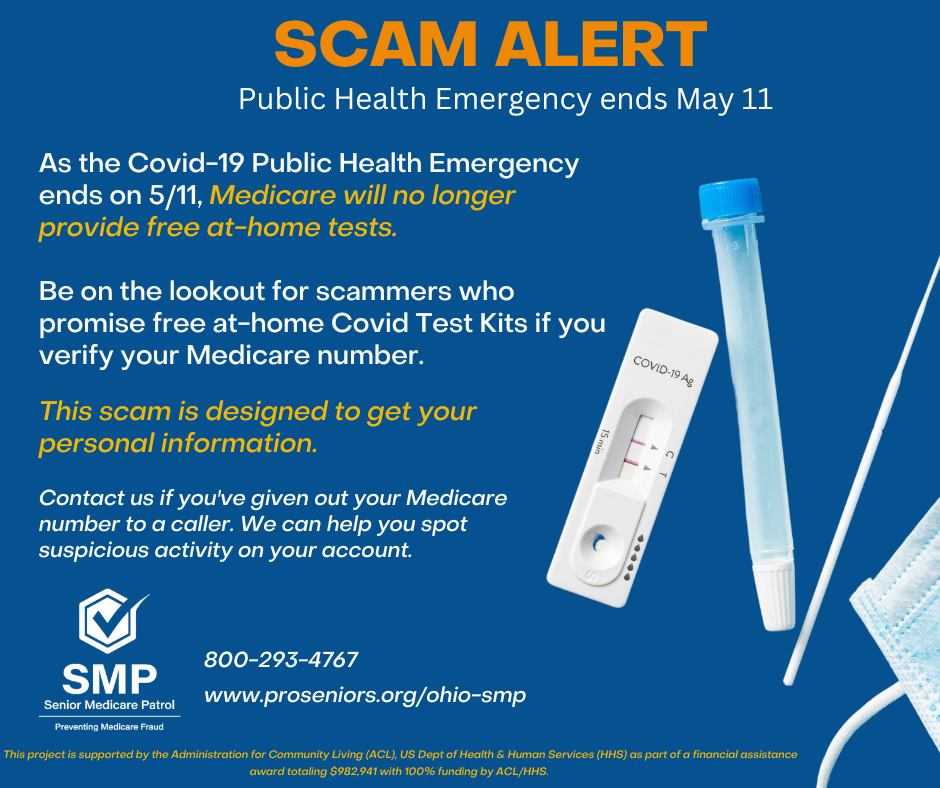 Free Covid Tests Scam Alert r8.14.23 Covid19 Test Scam Alert